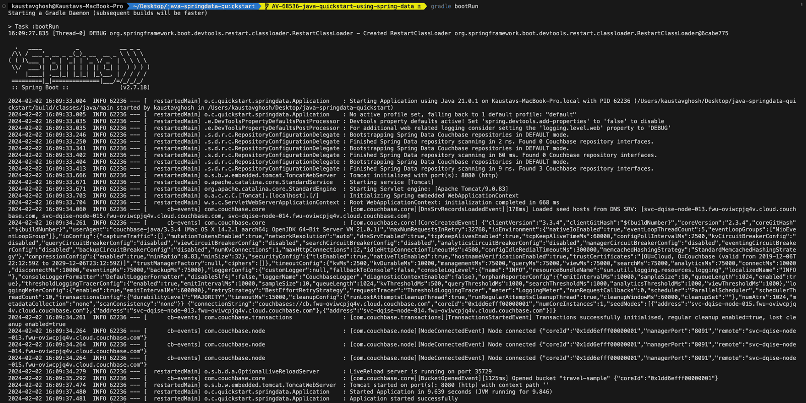 Tutorial - Quickstart in Couchbase with Java and Spring Data ...