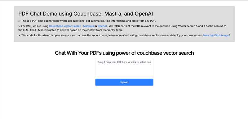 PDF Upload Page