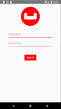 User Profile Login Screen Image