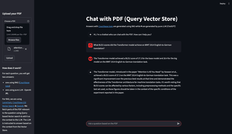 Main Screen With Message View
