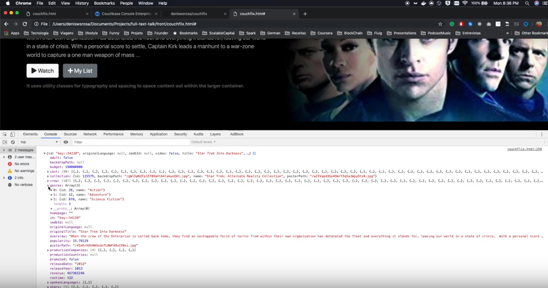 Couchflix Thumbnail with Code